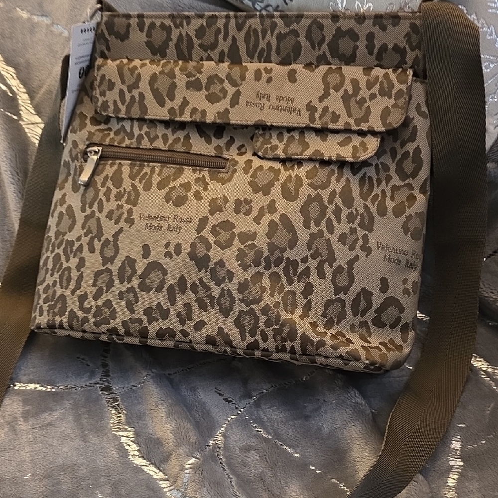 Leopard Print Crossbody Bag